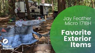 Our Favorite Exterior Accessories for the Jay Feather Micro Travel Trailer