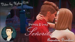 Sims 4 - Camila Cabello & Shawn Mendes - Señorita M/V (Animations Download)