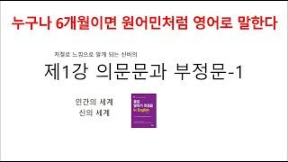 원어민식 의문문 부정문- 6개월만에 원어민 되기 기초1-1