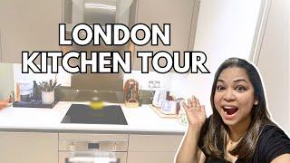 UK KITCHEN TOUR 2024 | LONDON KITCHEN TOUR | England Kitchen  tour | Pinky Ghosh #hometour #kitchen