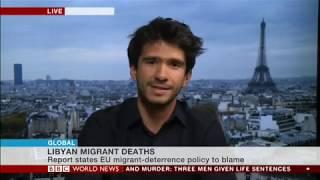 Juan Branco - BBC World - Are Crimes against humanity being committed in the mediterranean ?