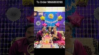 see how happy our lil girl is seeing the cake of her choice ️ #happyoi #vizag #cakeshop #delivery
