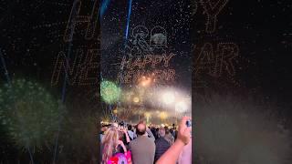 New year celebration with Drone show️#abudhabi #uae