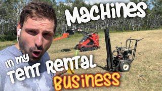 Machines Used In My Tent Rental Business - The Rental Guy