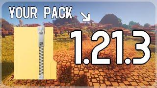 How To Make Minecraft Texture Packs Work For 1.21.2 & 1.21.3 (Tutorial)