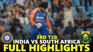 India vs South Africa Full Highlights 3rd T20 2024 | IND VS SA