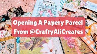 Opening A Papery Parcel From CraftyAliCreates