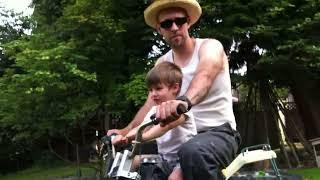 AL WITH KIDS ON MOTORCYCLE