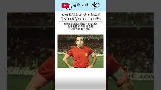 FC 바르셀로나 역사상 최고의 중앙 미드필더 TOP 10 ..2탄 #축구 #축구분석 #바르샤
