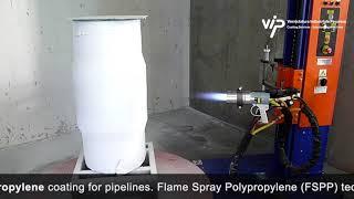 FSPP - Flame Spray Polypropylene on buckle arrestors