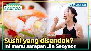 [IND/ENG] Gak perlu kompor! Sushi yang disendok ala Jin Seoyeon | Fun-Staurant | KBS WORLD TV 240909