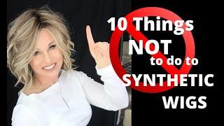 10 Things NT to do to SYNTHETIC WIGS | TAZS Tips & Tricks