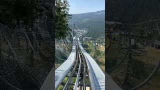 Längste Sommerrodelbahn in Tschechien..hab bisschen Angst gehabt,bitte das bla bla bla nicht zuhören