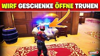 Wirf Geburtstagsgeschenke oder öffne Truhen Fortnite Geburtstags Aufgabe