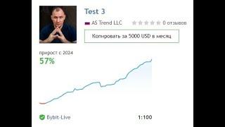  9 недель +57% | Алготрейдинг на ByBit | MT5 | Торговый робот отчёт сентябрь и 2024 год.