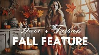 Cosy Fall Decor & Fashion Showcase | Fall Ambience