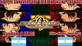 King of Fighters 99 ANNIVERSARY EDITION - Fightcade - Random A (ARG) VS. [Elite-Alemx-arg] (ARG)