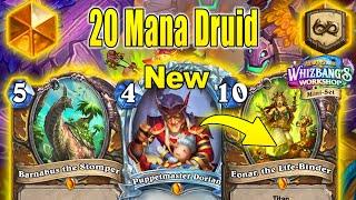 NEW Big Druid Deck Has Cool Mini-Set Cards To Play With At Whizbang's Workshop | Hearthstone