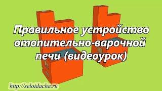 Устройство печи (видеоурок). Как сделать печь из кирпича для дома своими руками (принцип устройства)