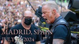 Metallica: Live In Madrid, Spain (July 12, 2024) [Full concert multicam]