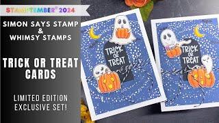 STAMPTEMBER Whimsy Stamps | Trick or Treat Cards