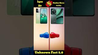 Iqoo z9 vs Realme narzo 70 pro comperison short #viralshorts