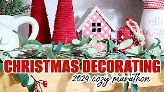 CHRISTMAS 2024 DECORATING MARATHON || WHOLE HOUSE CHRISTMAS DECORATING IDEAS || ROBIN LANE LOWE