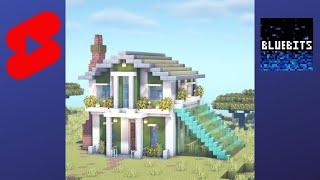  Minecraft Build : Green House : Simple Green Survival Base Short