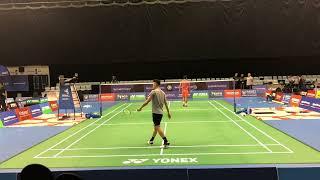 LIN DAN 2018 WARMUP NICE CAMERA ANGLE