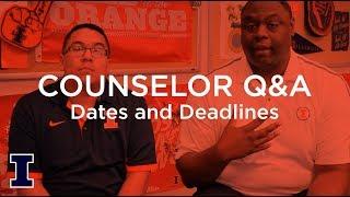 Ask Admissions: What are the deadlines for Illinois this year and what do they mean?