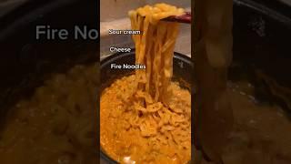 How to make the VIRAL Creamy Cheesy BULDAK Spicy  Carbo Ramyun Noodles Hack  #ramen #noodles