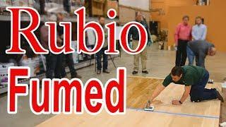 Rubio Fumed Wood Pretreatment Application by Allan Nery | City Floor Supply