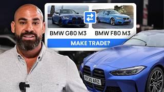 Trading a DAMAGED BMW G80 for a BMW F80? | Day in the Life of a LUXURY Car Dealer