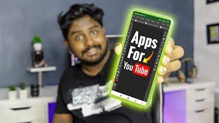 Best Apps For Youtubers In Telugu | use full Apps for Youtubers 2021