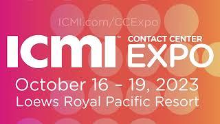 ICMI's Contact Center Expo 2023 Video