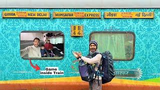 FIRST TIME in Humsafar Express and PLAYED GAME inside the train