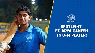 Spotlight Ft. Arya Ganesh - TN U-14 Player! dive in to his passion for the game! #cricket