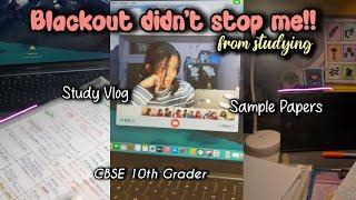 Power Cut? No problem!  | My productive study routine | CBSE 10th Grader