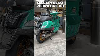 Million peso worth of upgrades for these Vespas #vespa