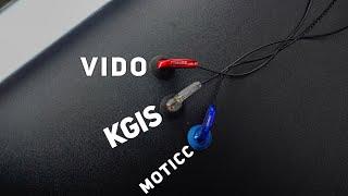 Earphone  KEREHORE TERBAIK | Vido VS KGIS VS Moticc