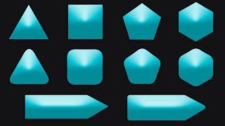 How to Make Round or Radius Corner Shape in Adobe Photoshop CS6