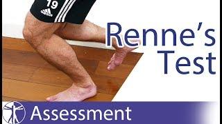 Renne's Test | Iliotibial Band Friction Syndrome ITBS