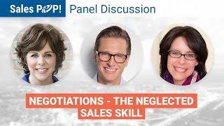 Panel Discussion: Negotiation - The Neglected Sales Skill - SalesPOP!