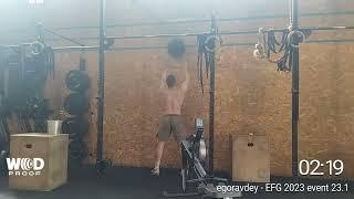 Elite fitness games, Egor Avdeev, event 23.1