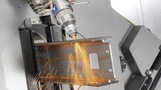 3D laser cutting for tubes, structural steel beams and profiles Lasertube LT14 / LT24 | BLM GROUP