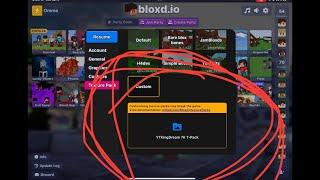 HOW TO UPLOAD A CUSTOM TEXTURE PACK ON MOBILE IN BLOXD.IO!!