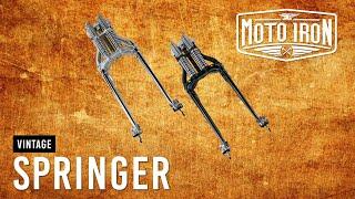 Moto Iron® Vintage Style Springer Forks For Harley Davidson® Motorcycles