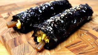 김밥에 "이걸" 넣어보세요  순식간에 사라집니다