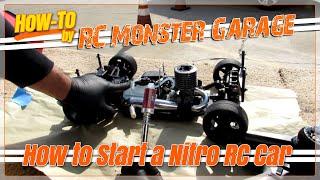 How to Start a Nitro RC Car - step by step