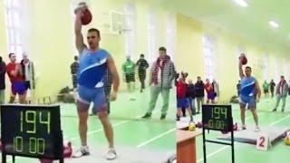 Aleksandr Khvostov - 194 reps in 32 kg kettlebell snatch / Александр Хвостов - рывок гири